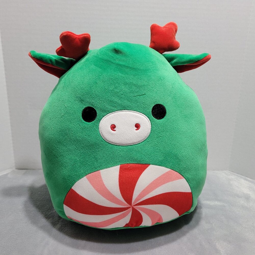 Squishmallow Zumir the Peppermint Holiday Reindeer
